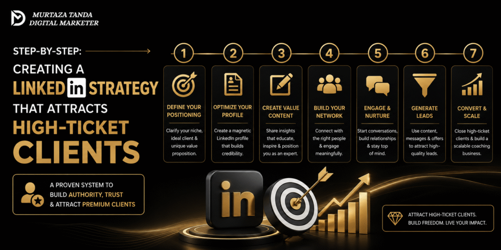 Step-by-Step: Creating a LinkedIn Strategy That Attracts High-Ticket Clients