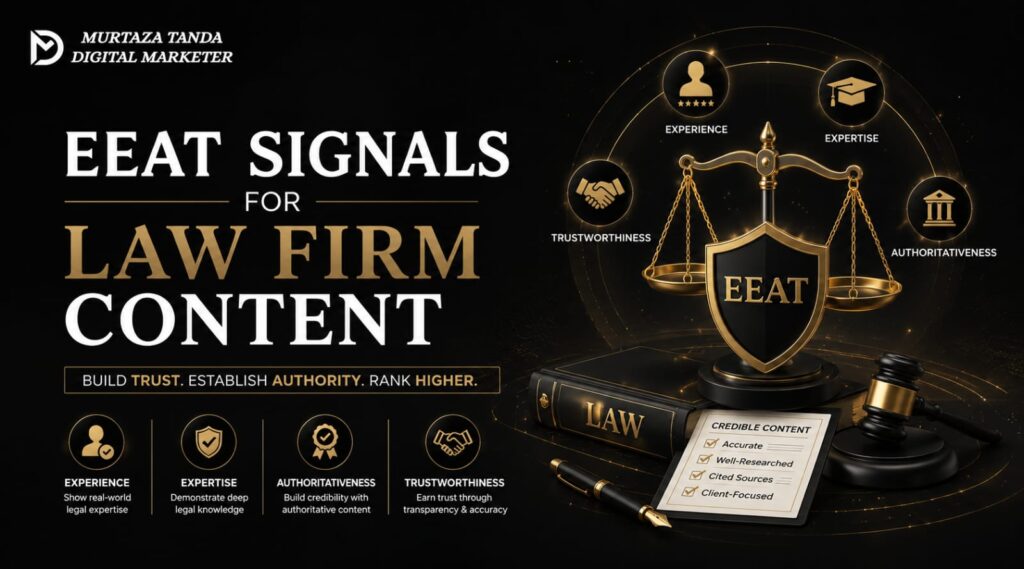 EEAT signals for law firm content