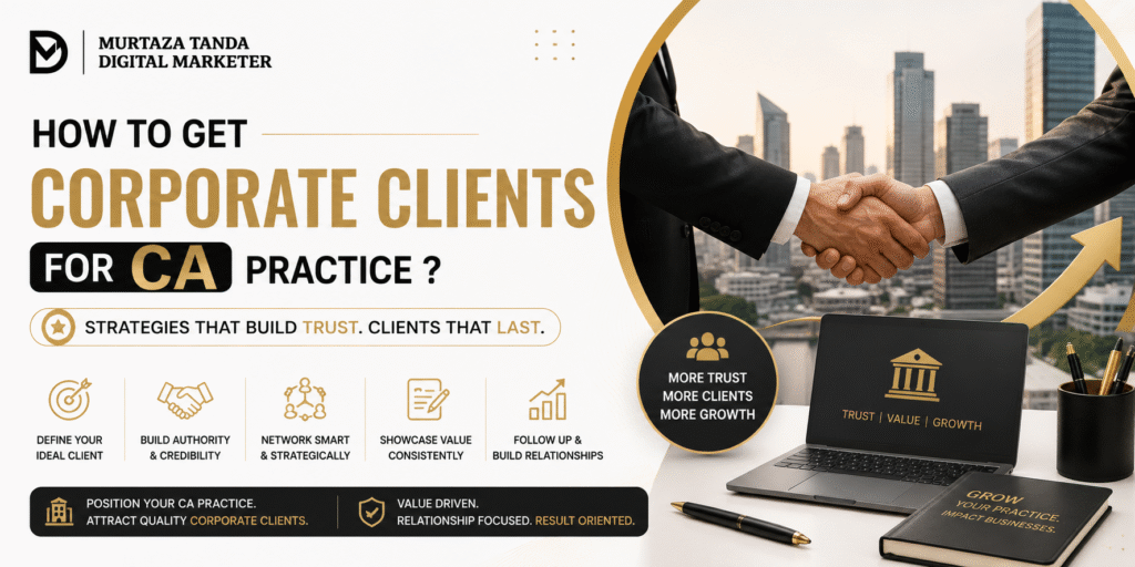 How to get corporate clients for CA practice