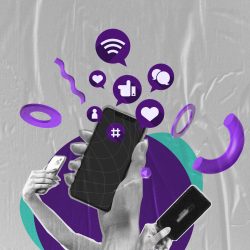 social-media-concept-composition